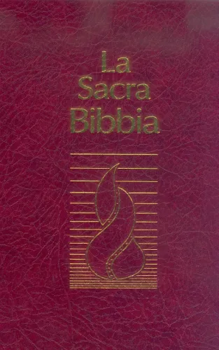 ITALIEN - BIBLE - MINI - RELIEE - GRENAT