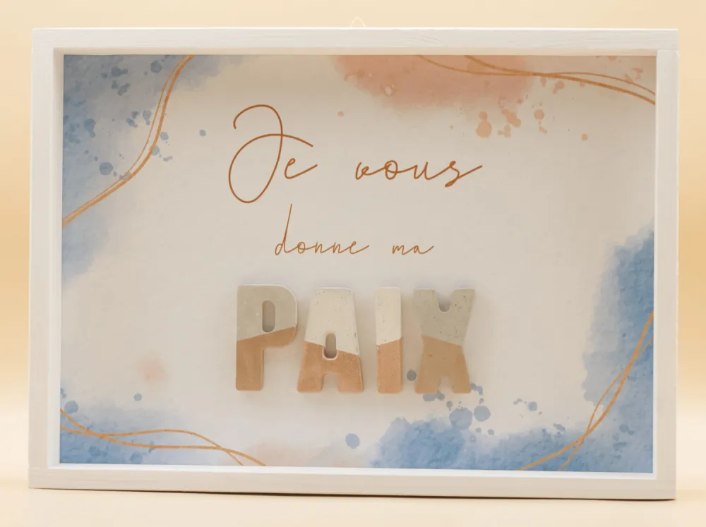 Cadre en bois PAIX A4