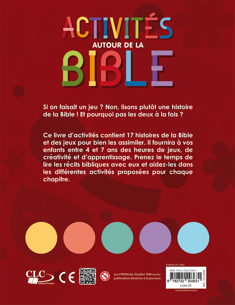 Acvtivités autour de la Bible