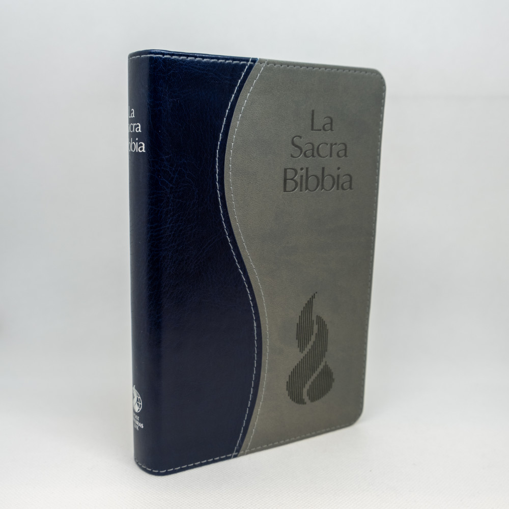 Italien - Bible - Nuova Riveduta 1994 - compact duo gris/bleu